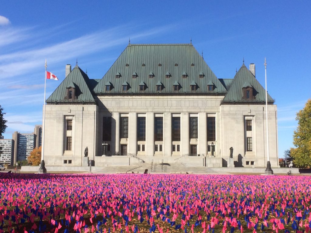 Supreme Court pro-life display